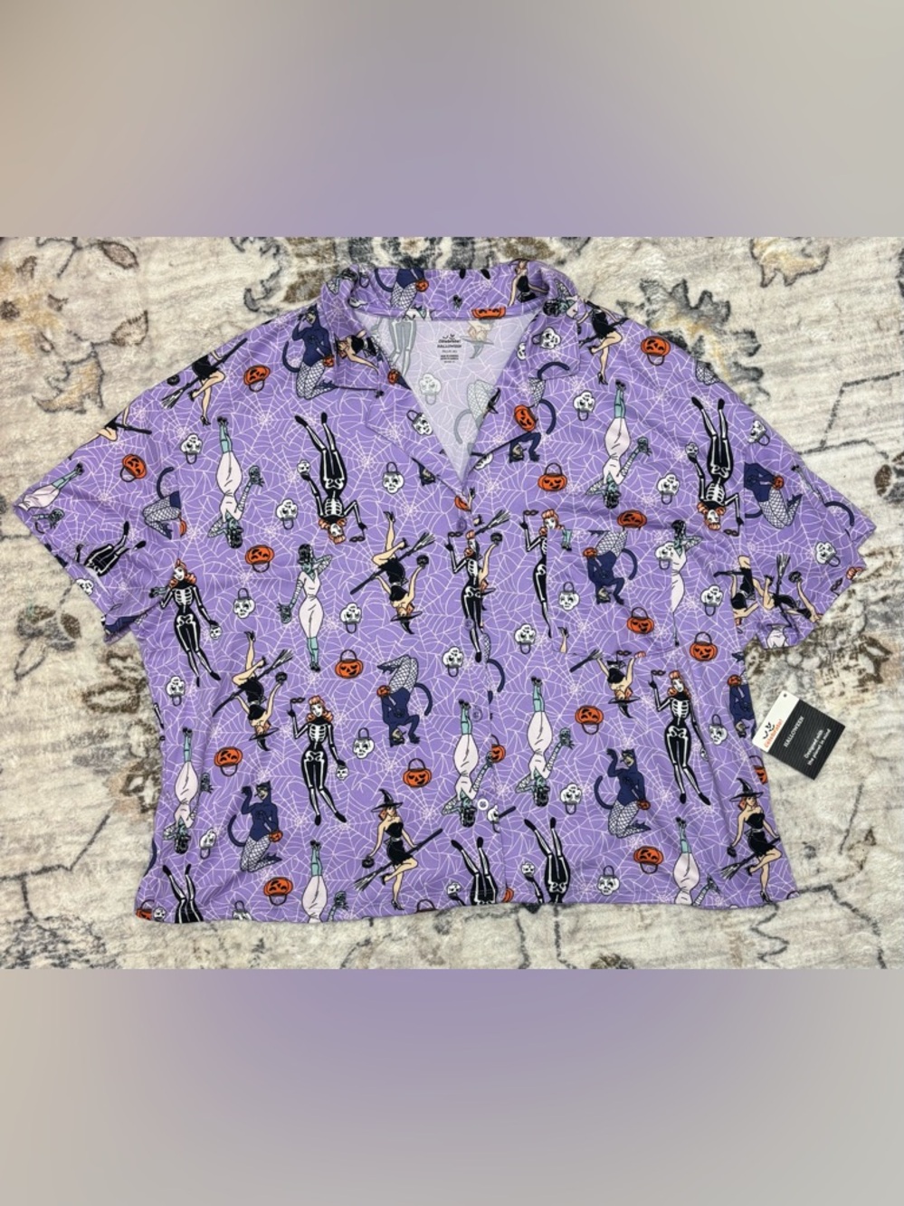 WAY TO CELEBRATE MONSTER PRINT 2 PIECE PJ SET - Picture 7 of 10